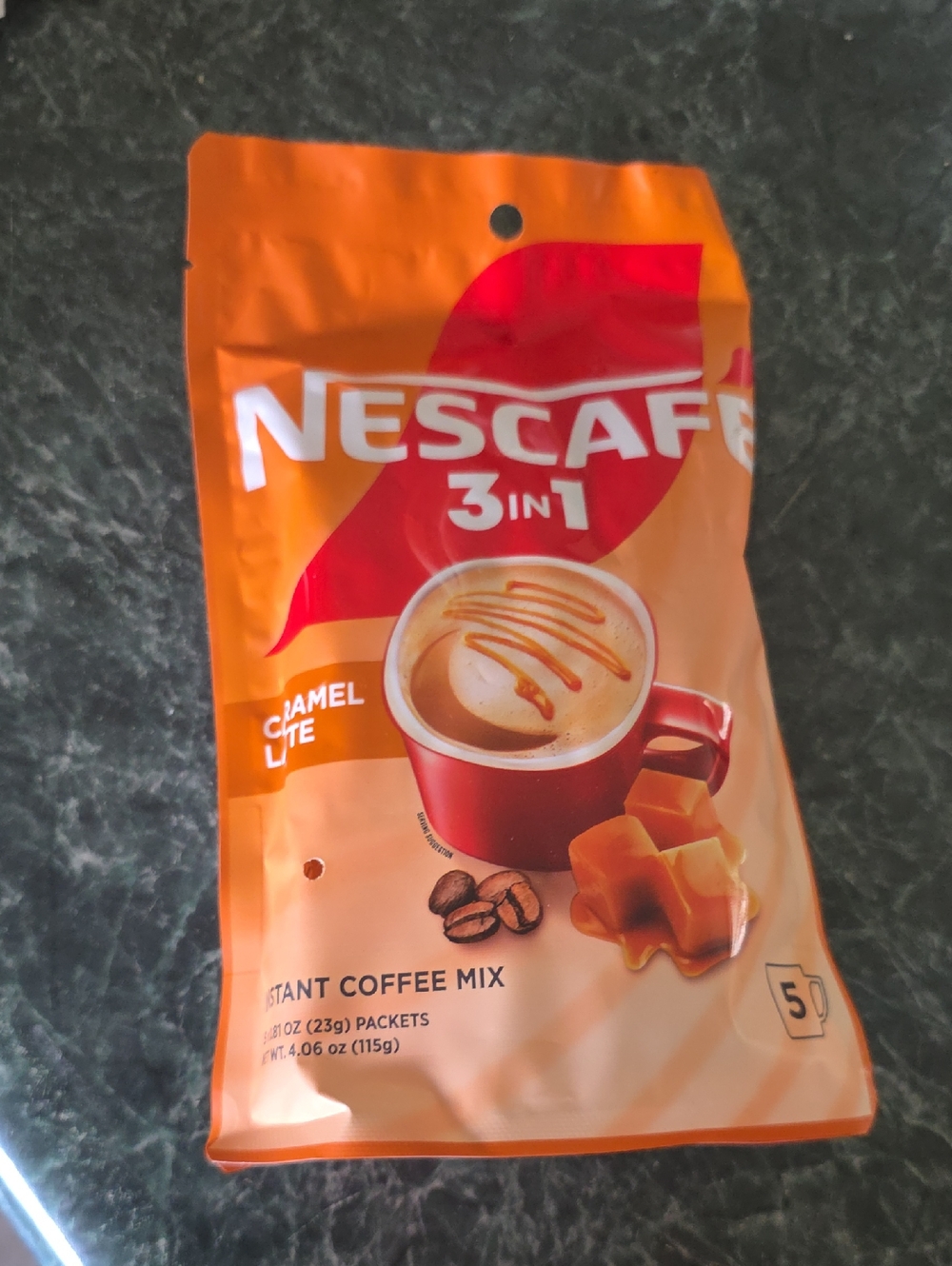 Nescafé 3in1 Caramel Latte Instant Coffee Mix - Orange Packaging